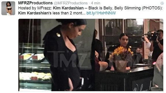 A Kim Kardashian le ha desaparecido la barriga de embarazada