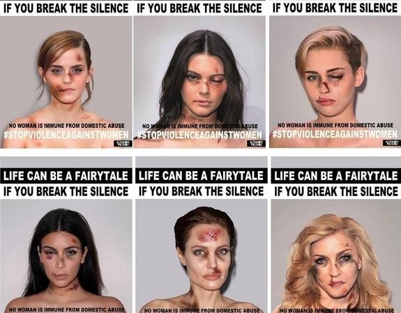 'Life Can Be A Fairytale, If You Break The Silence', campaña contra la violencia de género