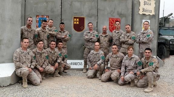 Los paracaidistas murcianos en Irak, en la base Gran Capitán.