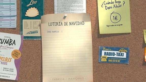 Imagen del anuncio de la Lotería de Navidad
