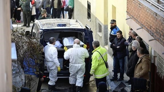 Incendio en una vivienda de Cehegín, ocurrido en diciembre de 2014, en el que murieron tres personas. 