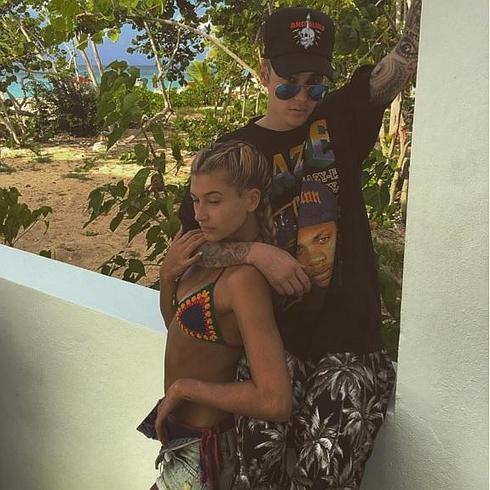 Justin Bieber y Hailey Baldwin.