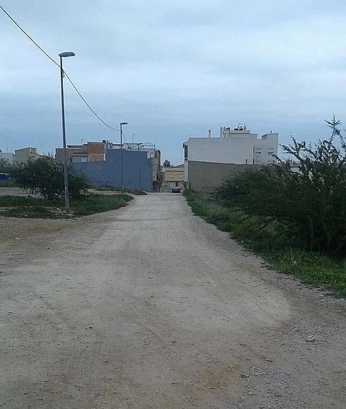 Una calle de Javalí Nuevo.