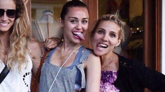 Miley Cyrus y Elsa Pataky.