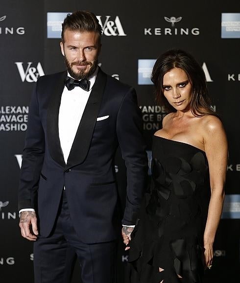 David Beckham y Victoria