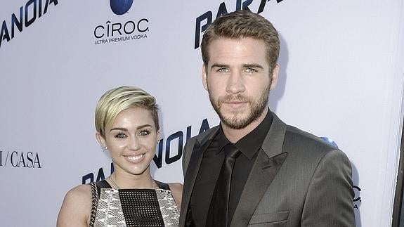 Miley Cyrus y Liam Hemsworth