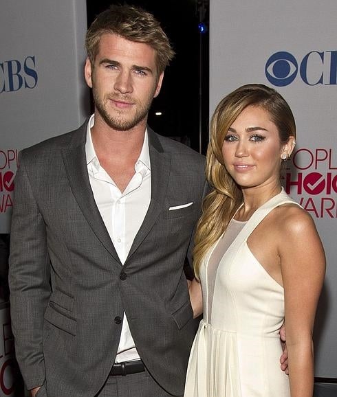 Miley Cyrus y Liam Hemsworth 