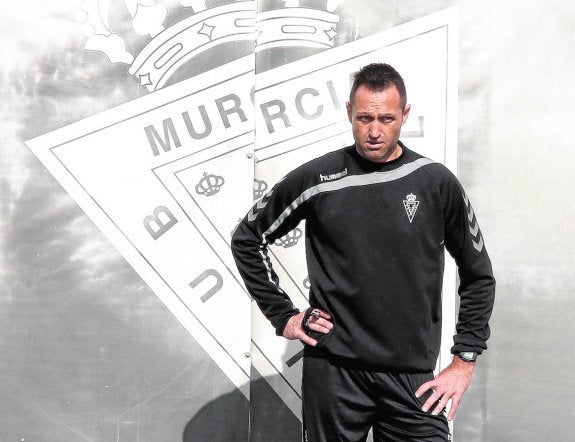 José Manuel Aira, entrenador del Real Murcia. 