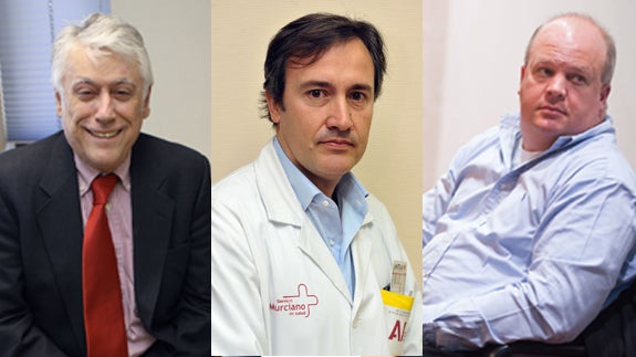 Juan Guillamón, Domingo Pascual y Stefan Settels.