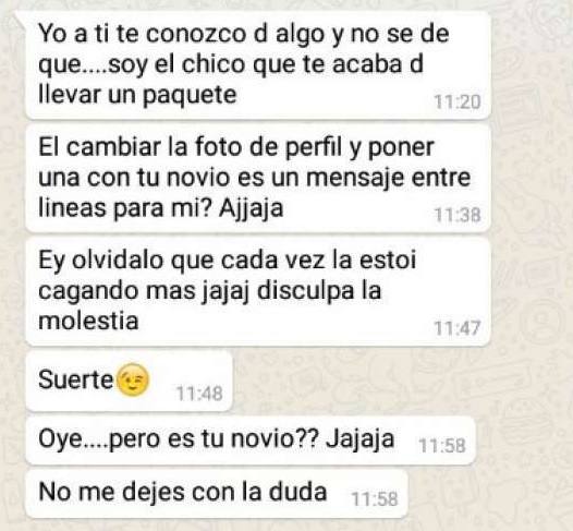 La captura se estos mensajes circula ya por todas las redes sociales. 