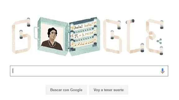 Doodle de Google para Angela Ruiz Robles.