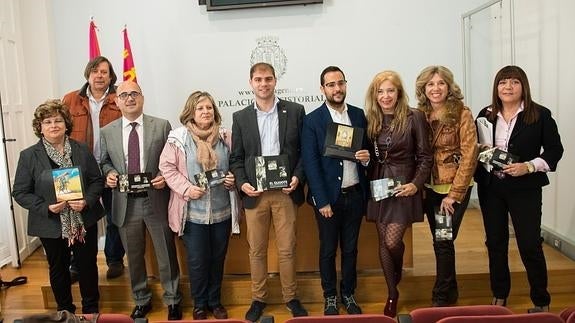 Presentación de la programación en homenaje a Miguel de Cervantes, esta mañana, en el Palacio Consistorial.