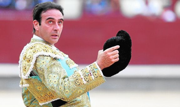 El torero valenciano Enrique Ponce, un clásico en el festival benéfico murciano.