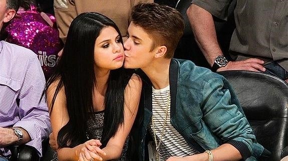 Justin Bieber y Selena Gomez.m