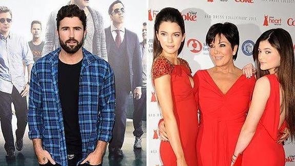 Brody asistiendo a la premiere de una película,  y Kris Jenner junto a Kendall y Kylie. 