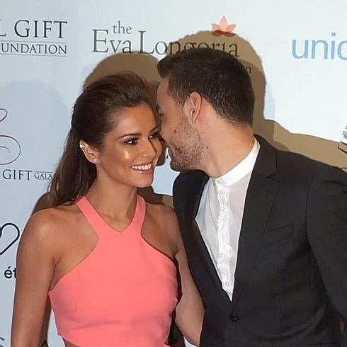 Liam Payne y Cheryl Cole en el evento de anoche en París.