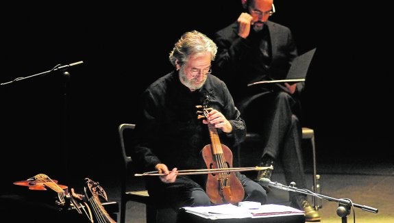 Un instante del concierto. 