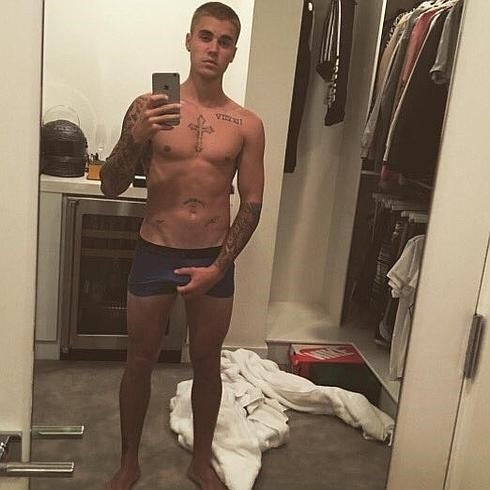 Justin Bieber y su foto más sensual.