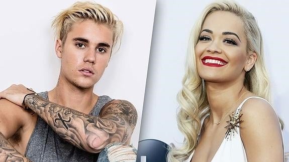 Justin Bieber y RIta Ora.