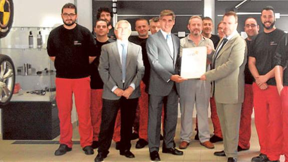 Huertas Motor Audi Murcia, premio a la calidad de su servicio postventa