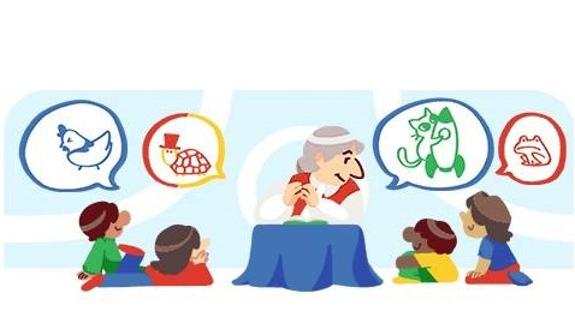 Doodle de Google para Gloria Fuertes.