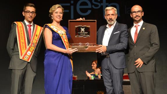 Imanol Arias, en la Fiesta de la Vendimia 2016.