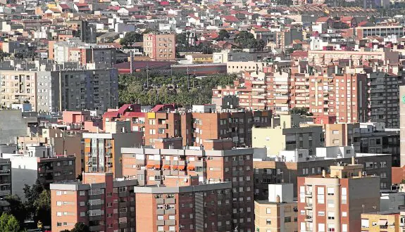 Imagen de defensa de edificios de viviendas del Ensanche de Cartagena. 