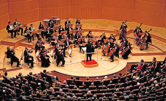 La Orquesta de Cámara de San Petersburgo, durante un concierto.