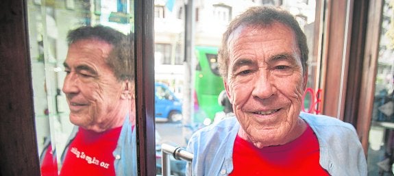 Fernando Sánchez Dragó, que será octogenario el 2 de octubre, ayer en Madrid  