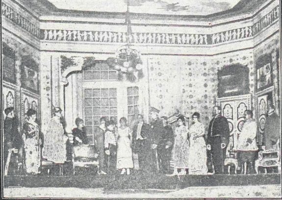 El recordado tenor Mario Cruz, en escena.
