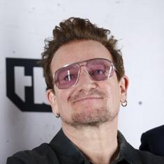 Bono, cantante de U2.