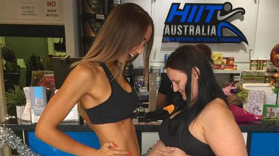 La mujer famosa por sus abdominales embarazada relata su infernal parto