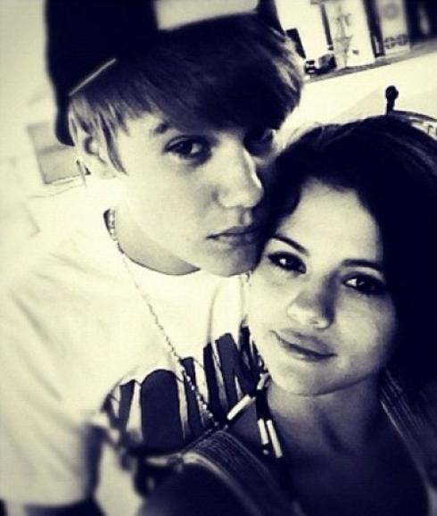 Justin Bieber y Selena Gomez cuando eran novios