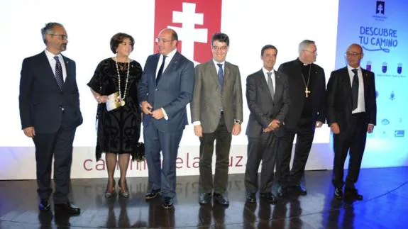 Un momento del acto de presentación del programa del Año Santo de Caravaca en Madrid.