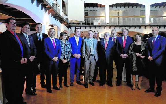 Algunos de los premiados en la gala de la hostelería.