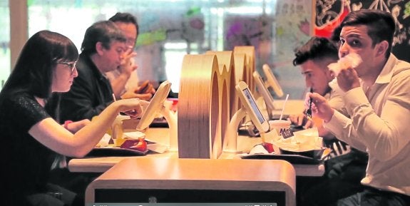 Hamburguesas con chip