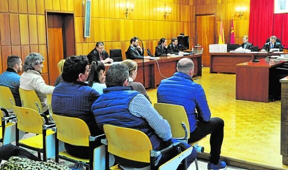 Juicio celebrado en la mañana de ayer en la Audiencia. 