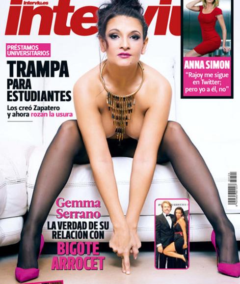 Interviú desnuda a Gemma, la explosiva 'amiga' de Bigote Arrocet