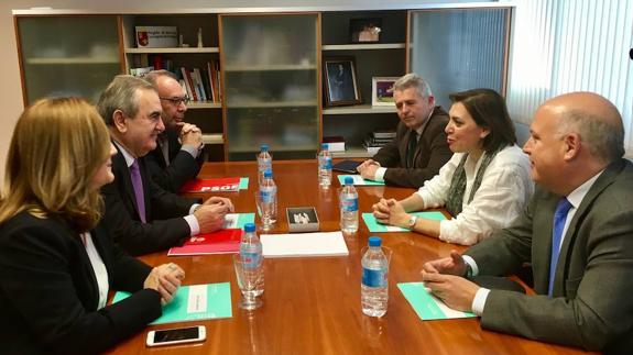 Momento de la reunión. 