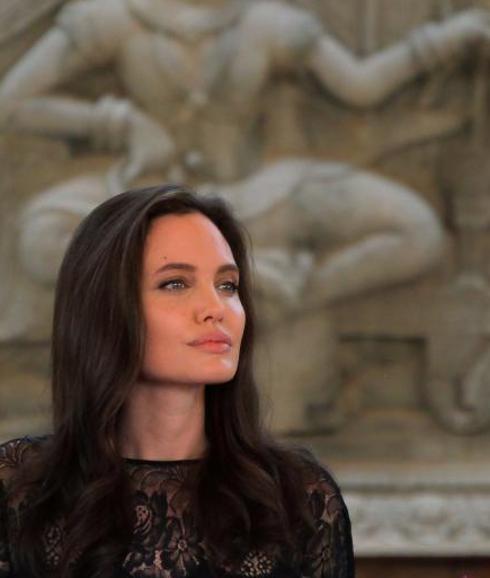 Angelina Jolie en Camboya.