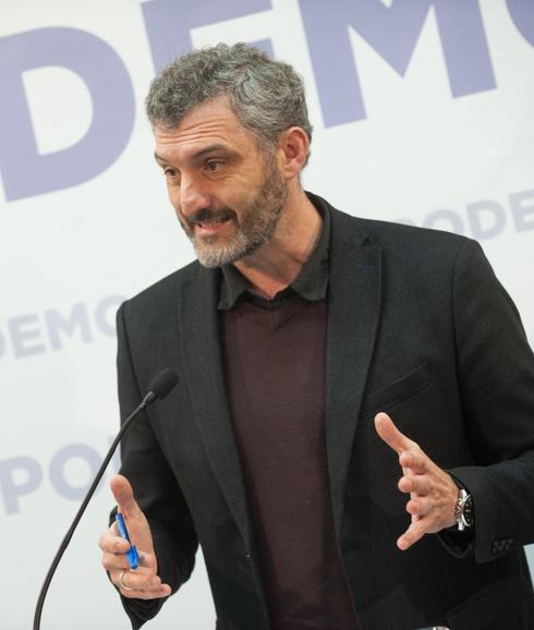 Óscar Urralburu, secretario general de Podemos Región de Murcia