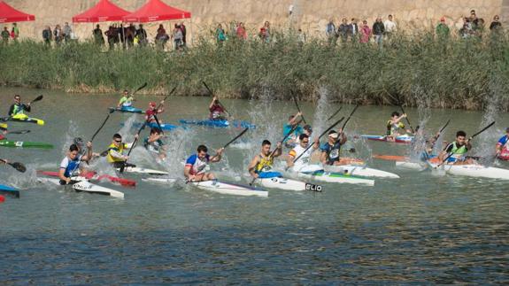 Participantes en la prueba de este domingo.