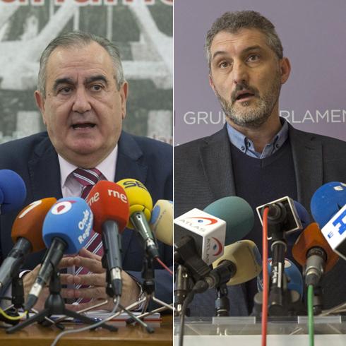 Rafael González Tovar y Óscar Urralburu. 