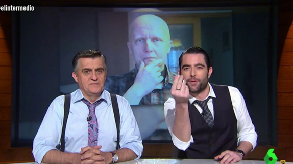 Wyoming y Dani Mateo en El Intermedio.