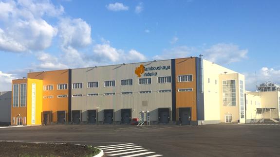 Las instalaciones de la nueva empresa de pavo del Grupo Fuertes en Rusia.