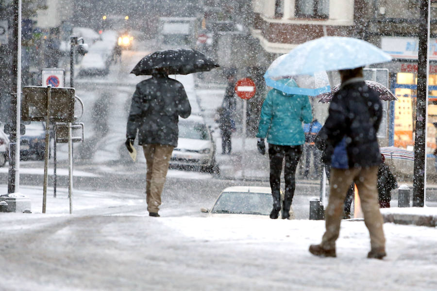 Temporal de nieve en la provicia de León