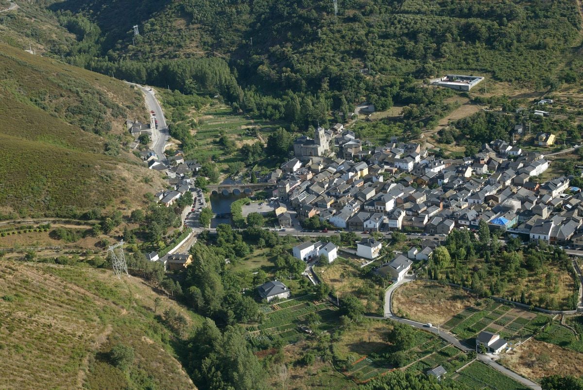 León a vista de pájaro