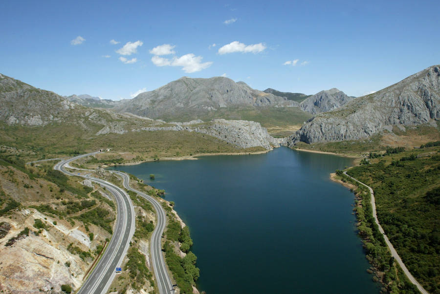 León a vista de pájaro