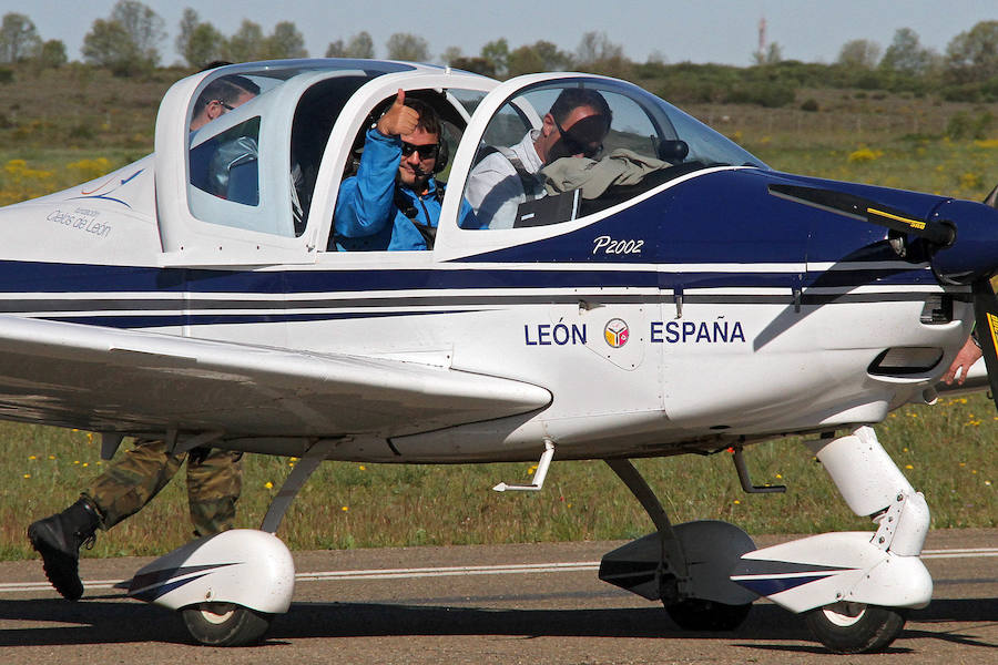 Un bautismo de vuelo muy especial