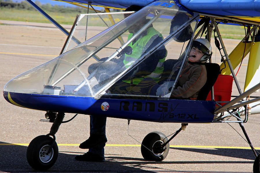 Un bautismo de vuelo muy especial